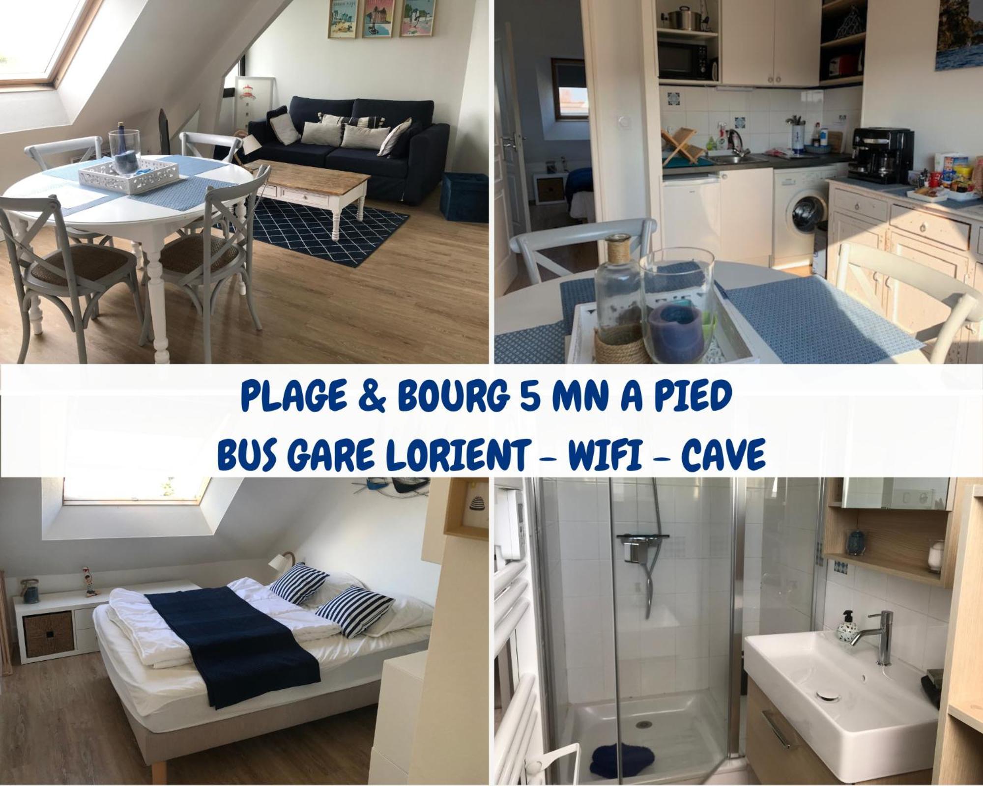 Tout A Pied ! T2 25M2 - Parking Prive - Wifi Apartment Larmor-Plage Exterior photo
